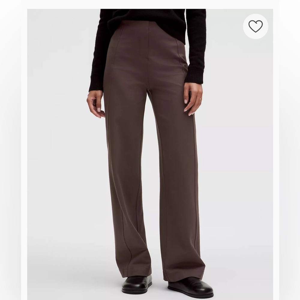 Lululemon Athletica Brown Wide Leg Pants